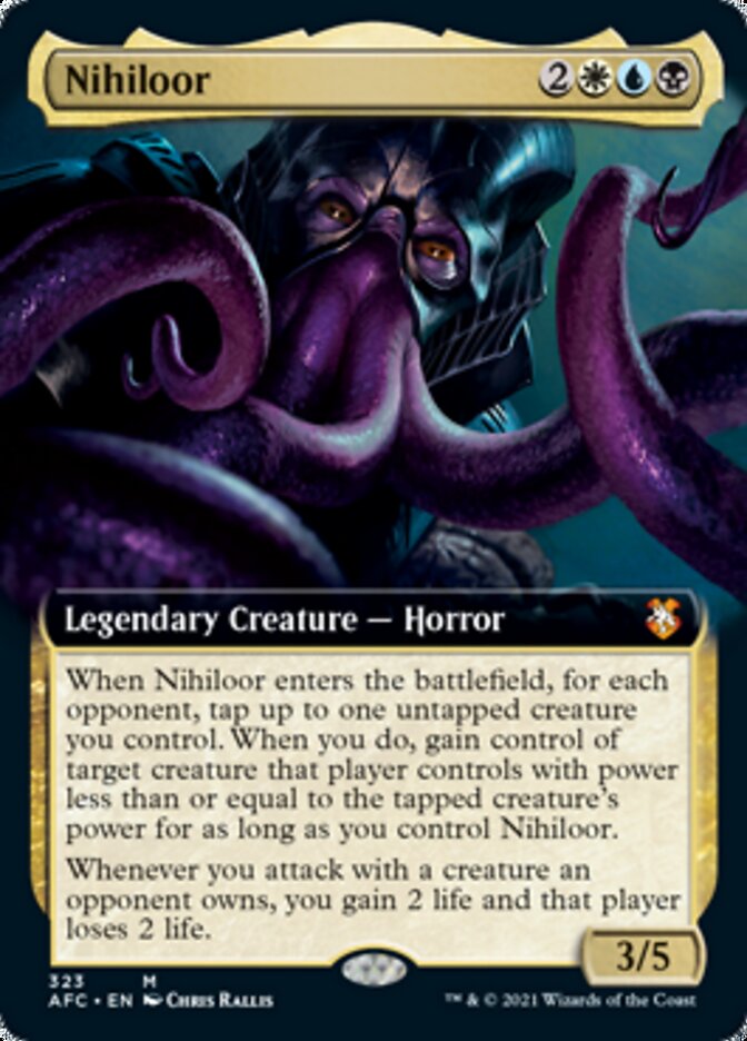 Nihiloor (Extended Art) [Dungeons & Dragons: Adventures in the Forgotten Realms Commander] | Chromatic Games