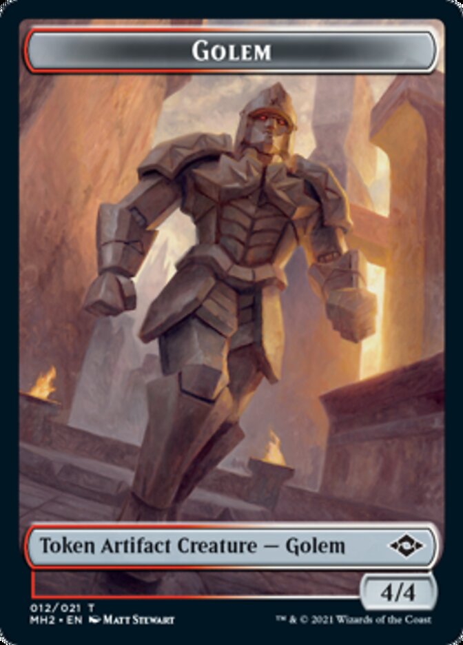 Golem Token [Modern Horizons 2 Tokens] | Chromatic Games