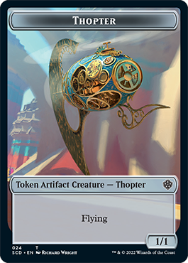 Elephant // Thopter Double-Sided Token [Starter Commander Decks] | Chromatic Games