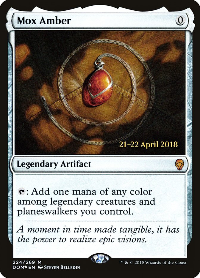 Mox Amber [Dominaria Prerelease Promos] | Chromatic Games