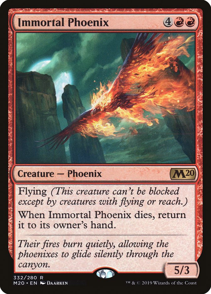 Immortal Phoenix [Core Set 2020] | Chromatic Games