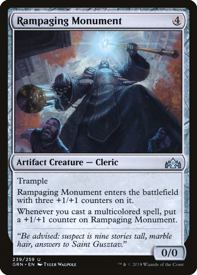 Rampaging Monument [Guilds of Ravnica] | Chromatic Games