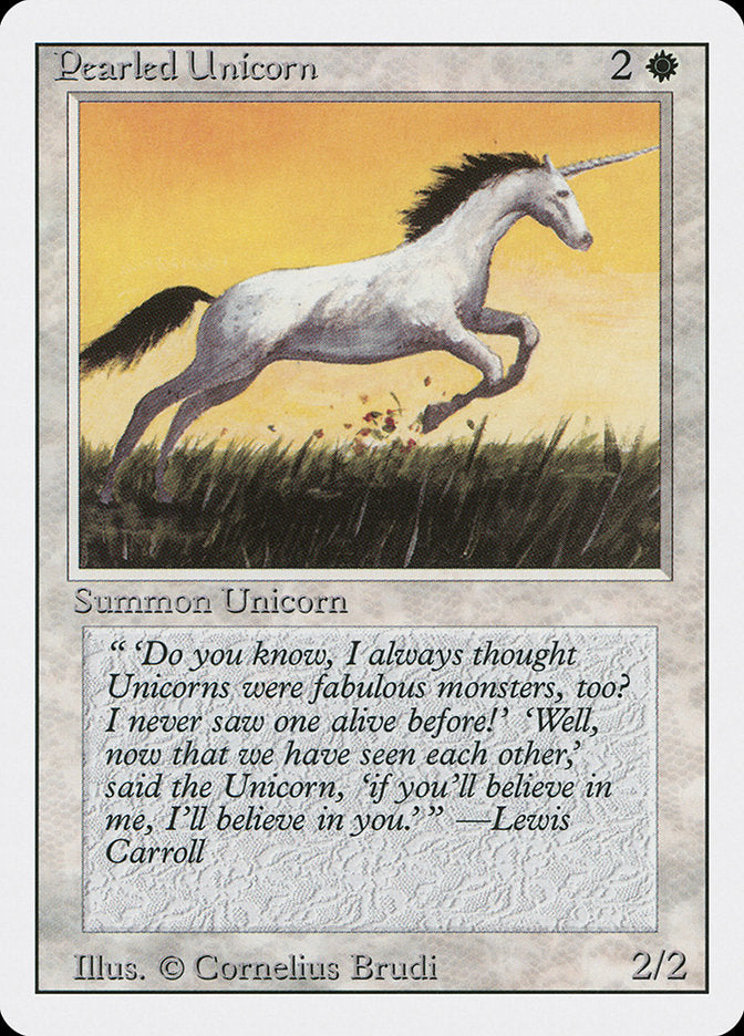 Pearled Unicorn [Revised Edition] | Chromatic Games