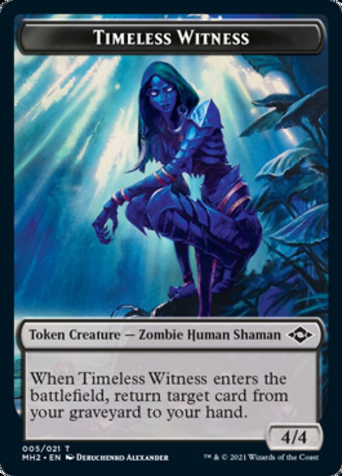 Timeless Witness Token [Modern Horizons 2 Tokens] | Chromatic Games