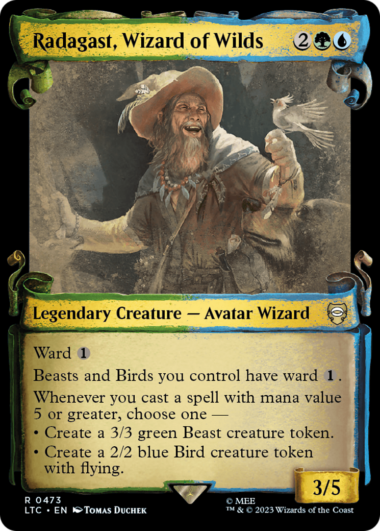 Radagast, Wizard of Wilds [The Lord of the Rings: Tales of Middle-Earth Commander Showcase Scrolls] | Chromatic Games