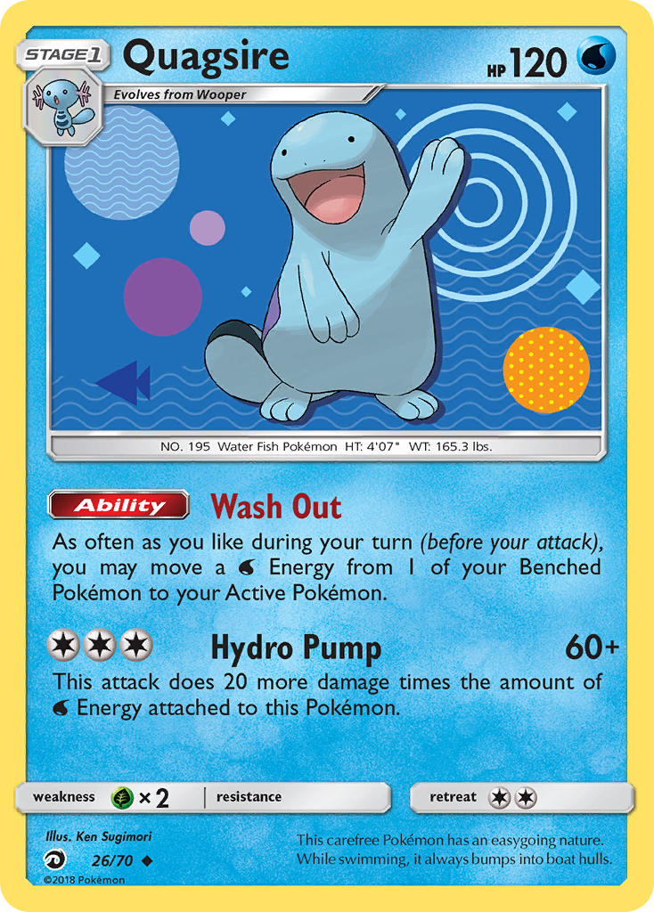 Quagsire (26/70) [Sun & Moon: Dragon Majesty] | Chromatic Games