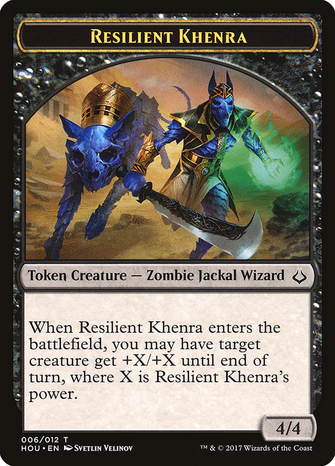 Resilient Khenra Token [Hour of Devastation Tokens] | Chromatic Games