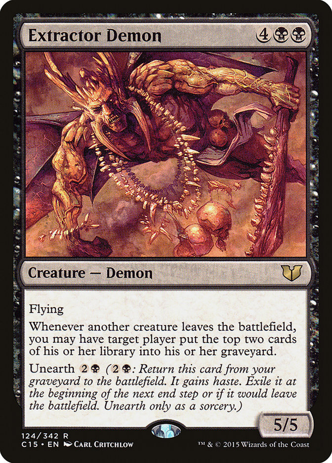 Extractor Demon [Commander 2015] | Chromatic Games