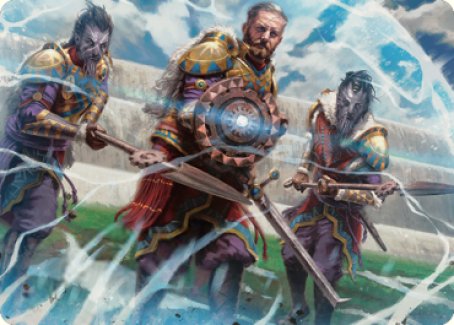 Argivian Phalanx Art Card [Dominaria United Art Series] | Chromatic Games