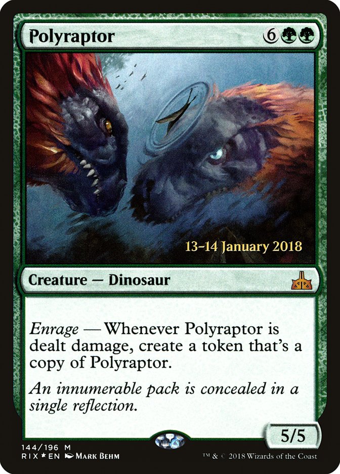 Polyraptor [Rivals of Ixalan Prerelease Promos] | Chromatic Games