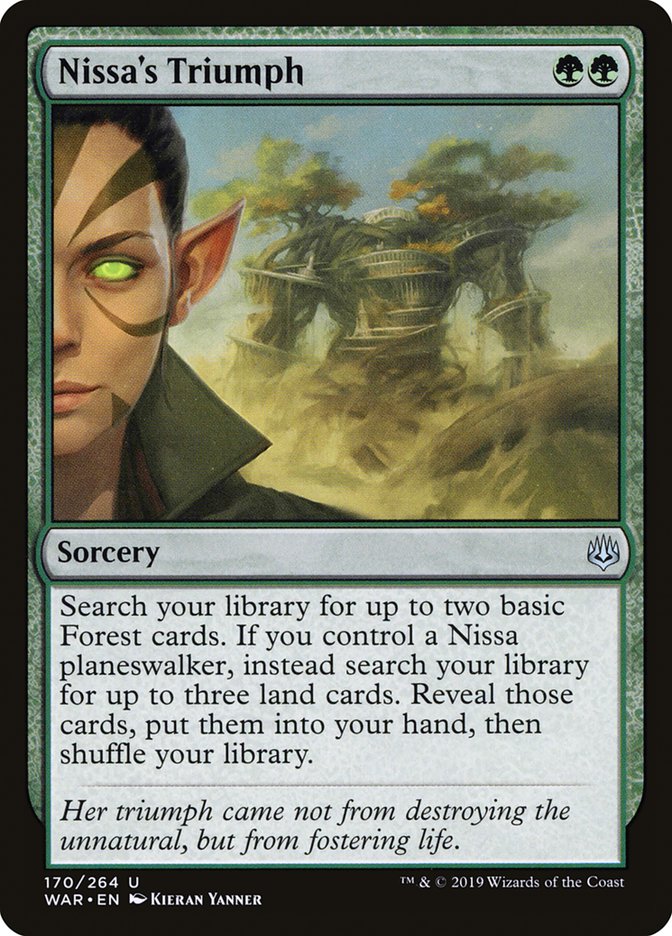 Nissa's Triumph [War of the Spark] | Chromatic Games