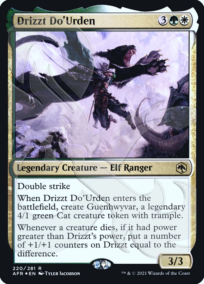 Drizzt Do'Urden (Ampersand Promo) [Dungeons & Dragons: Adventures in the Forgotten Realms Promos] | Chromatic Games