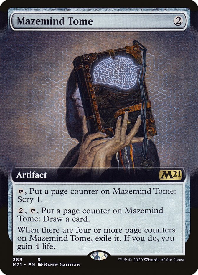 Mazemind Tome (Extended Art) [Core Set 2021] | Chromatic Games