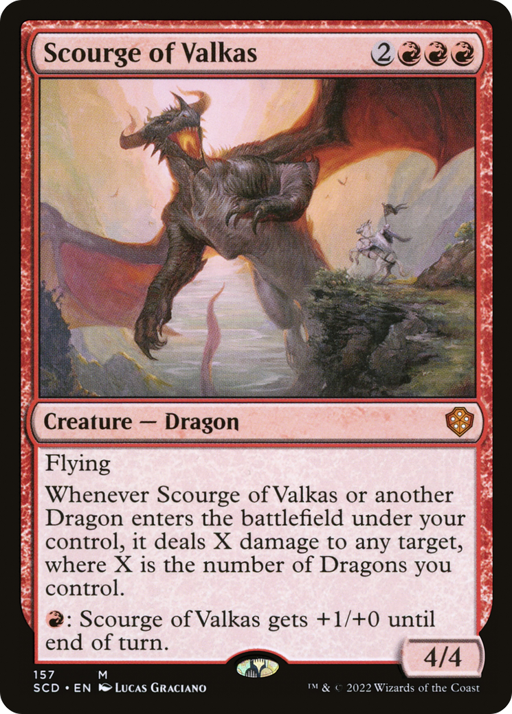 Scourge of Valkas [Starter Commander Decks] | Chromatic Games