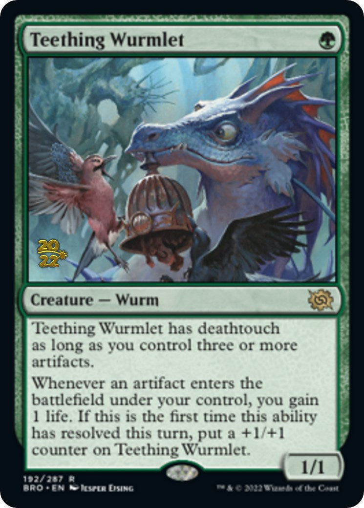 Teething Wurmlet [The Brothers' War Prerelease Promos] | Chromatic Games