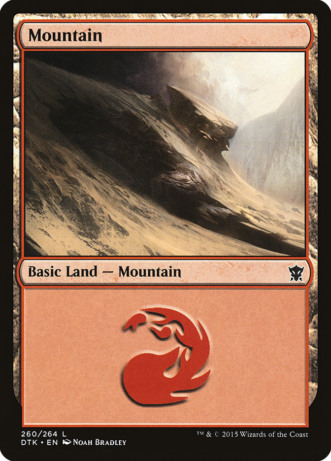 Mountain (260) [Dragons of Tarkir] | Chromatic Games