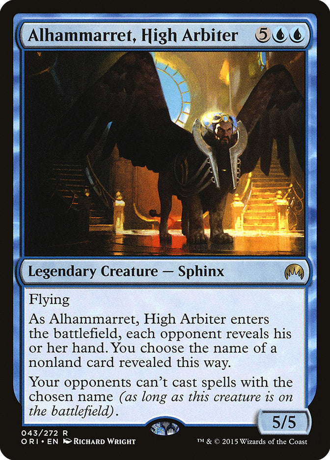 Alhammarret, High Arbiter [Magic Origins] | Chromatic Games