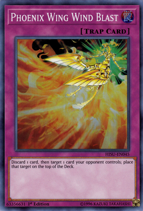 Phoenix Wing Wind Blast [HISU-EN045] Super Rare | Chromatic Games