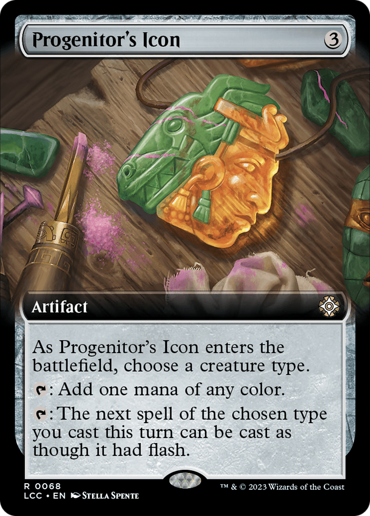 Progenitor's Icon (Extended Art) [The Lost Caverns of Ixalan Commander] | Chromatic Games