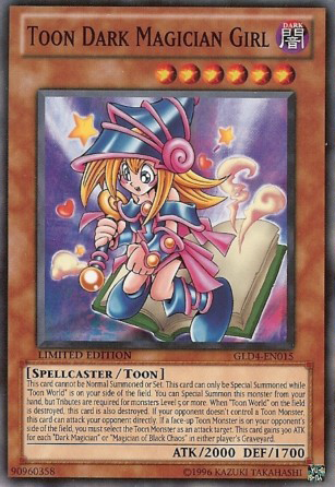 Toon Dark Magician Girl [GLD4-EN015] Common | Chromatic Games