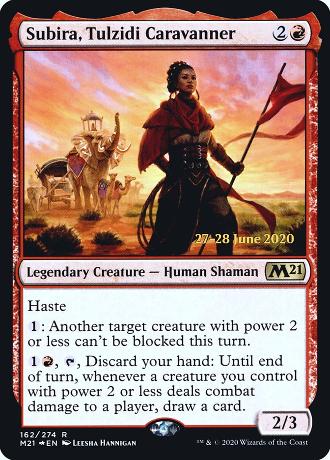 Subira, Tulzidi Caravanner [Core Set 2021 Prerelease Promos] | Chromatic Games