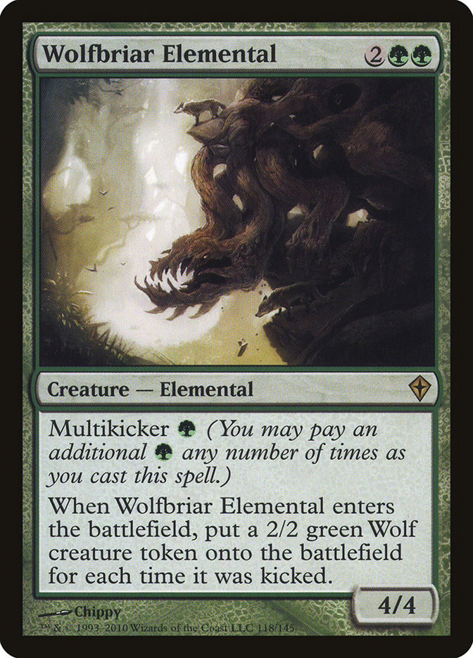 Wolfbriar Elemental [Worldwake] | Chromatic Games