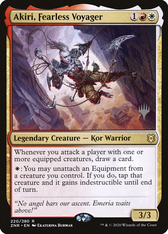 Akiri, Fearless Voyager (Promo Pack) [Zendikar Rising Promos] | Chromatic Games