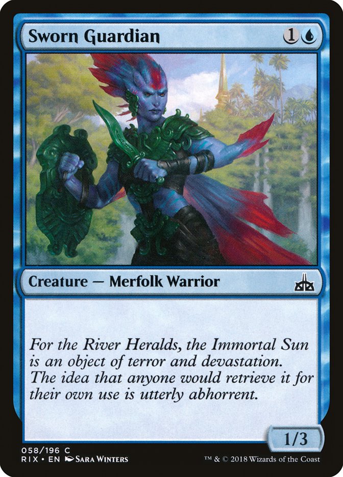 Sworn Guardian [Rivals of Ixalan] | Chromatic Games