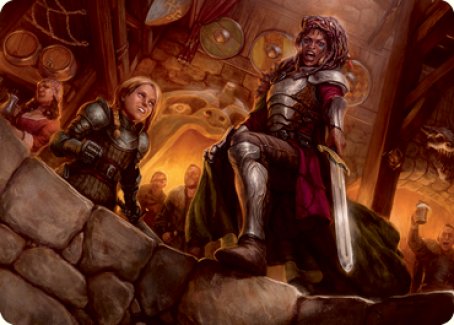 Veteran Dungeoneer Art Card [Dungeons & Dragons: Adventures in the Forgotten Realms Art Series] | Chromatic Games