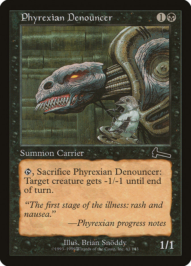 Phyrexian Denouncer [Urza's Legacy] | Chromatic Games