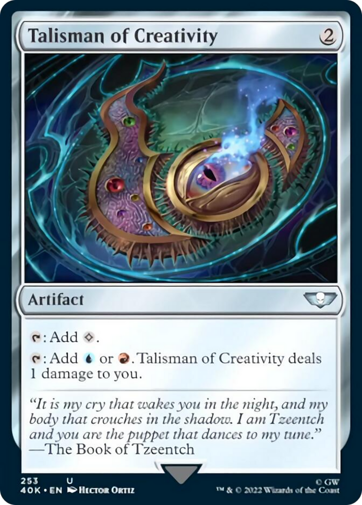 Talisman of Creativity (Surge Foil) [Warhammer 40,000] | Chromatic Games
