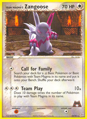 Team Magma's Zangoose (23/95) [EX: Team Magma vs Team Aqua] | Chromatic Games