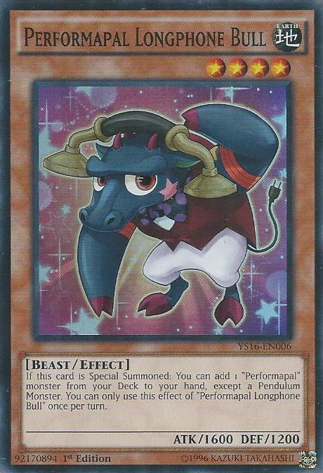 Performapal Longphone Bull [YS16-EN006] Super Rare | Chromatic Games