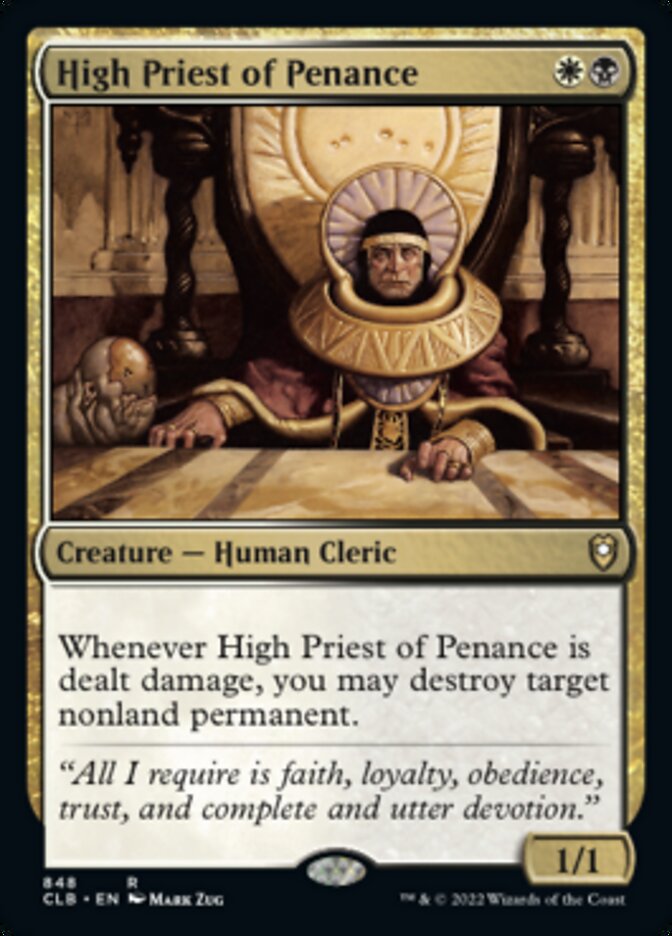 High Priest of Penance [Commander Legends: Battle for Baldur's Gate] | Chromatic Games