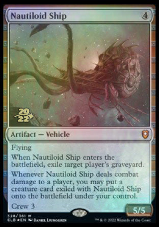 Nautiloid Ship [Commander Legends: Battle for Baldur's Gate Prerelease Promos] | Chromatic Games