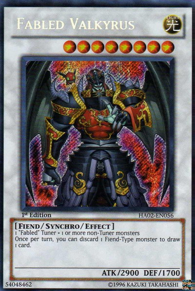 Fabled Valkyrus [HA02-EN056] Secret Rare | Chromatic Games