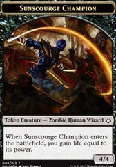 Sunscourge Champion // Cat Double-Sided Token [Hour of Devastation Tokens] | Chromatic Games