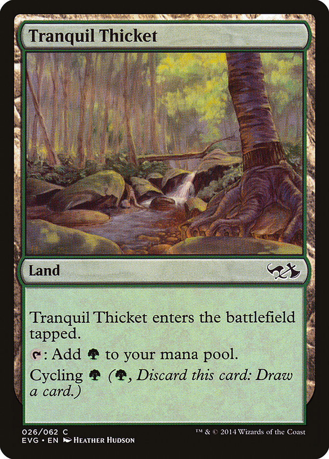 Tranquil Thicket (Elves vs. Goblins) [Duel Decks Anthology] | Chromatic Games