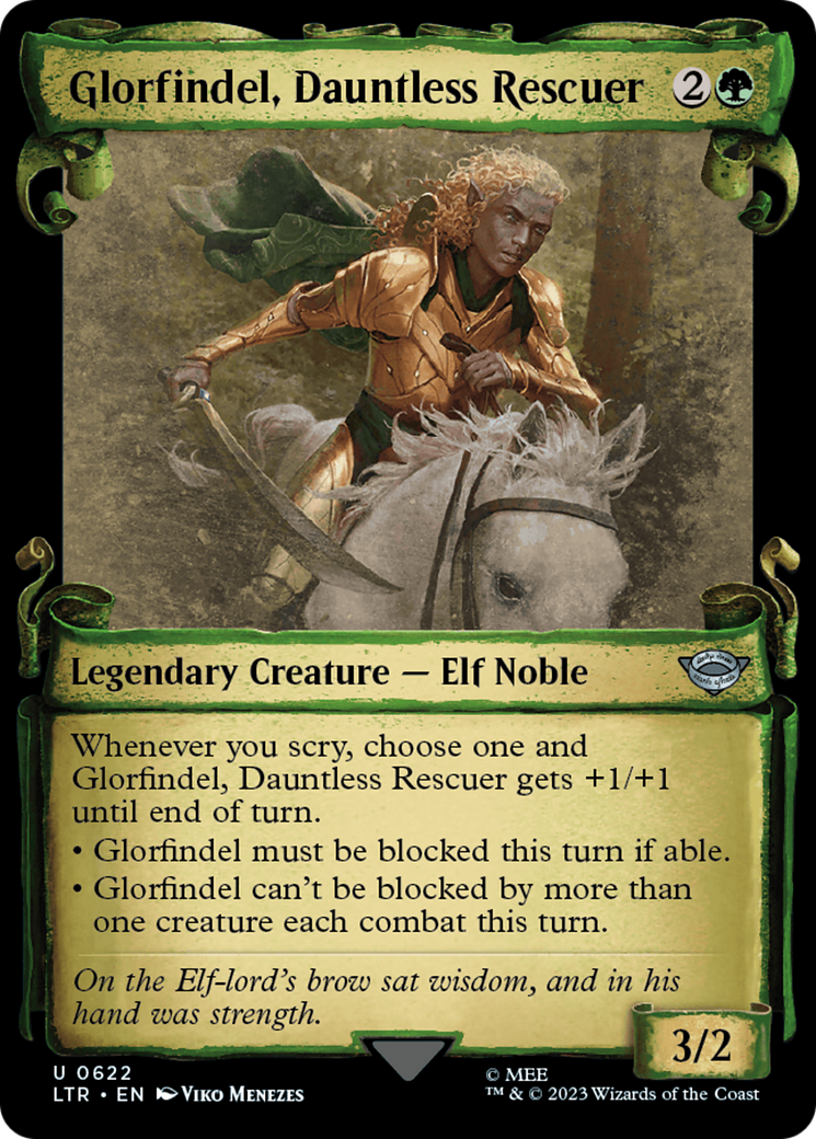 Glorfindel, Dauntless Rescuer [The Lord of the Rings: Tales of Middle-Earth Showcase Scrolls] | Chromatic Games