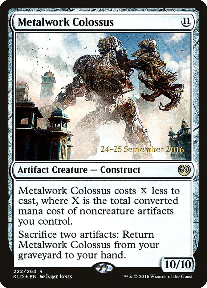 Metalwork Colossus [Kaladesh Prerelease Promos] | Chromatic Games