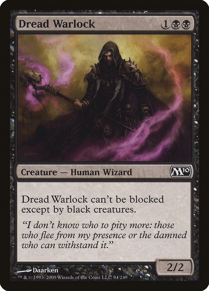 Dread Warlock [Magic 2010] | Chromatic Games