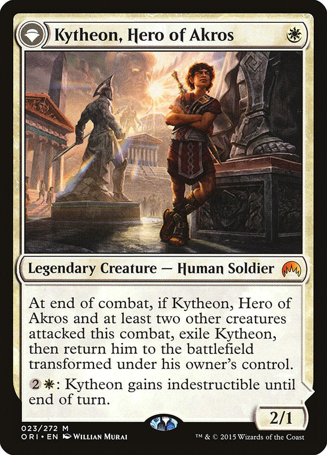 Kytheon, Hero of Akros // Gideon, Battle-Forged [Magic Origins] | Chromatic Games