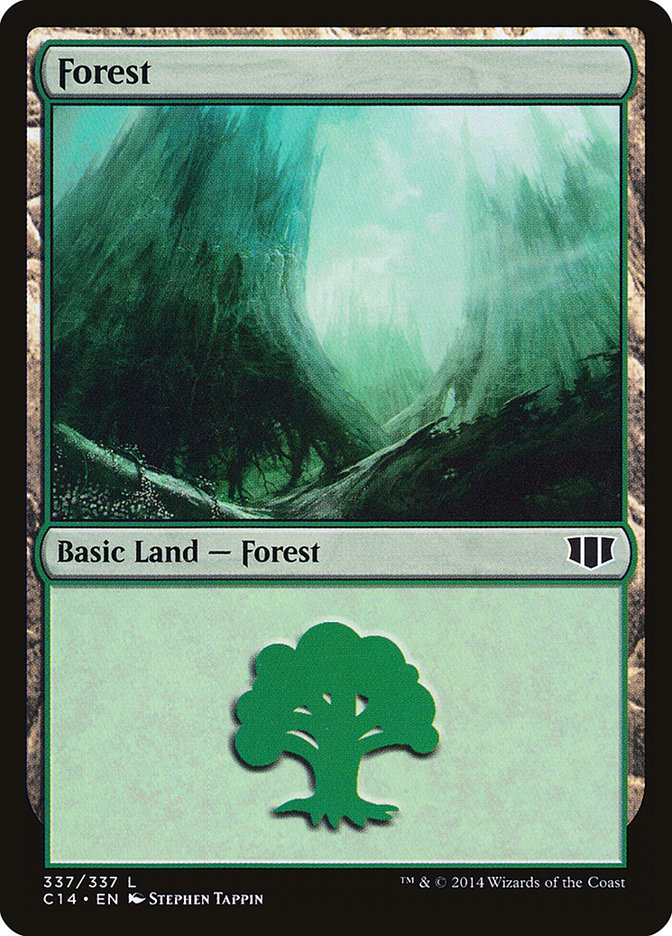 Forest (337) [Commander 2014] | Chromatic Games