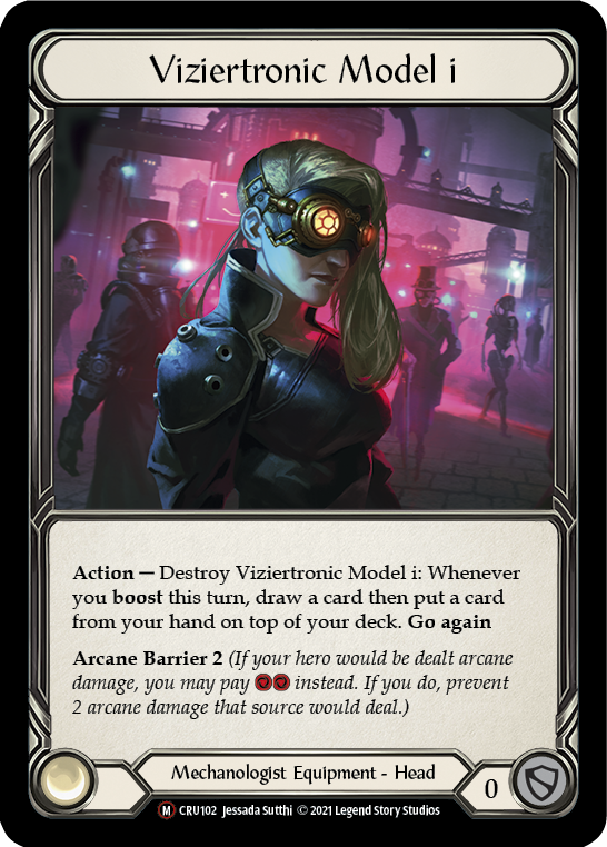 Viziertronic Model i [U-CRU102] (Crucible of War Unlimited)  Unlimited Rainbow Foil | Chromatic Games