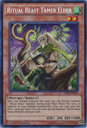 Ritual Beast Tamer Elder [THSF-EN023] Secret Rare | Chromatic Games