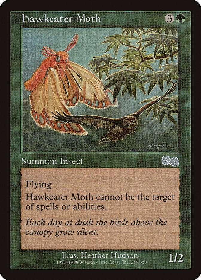 Hawkeater Moth [Urza's Saga] | Chromatic Games