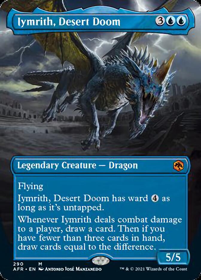 Iymrith, Desert Doom (Borderless Alternate Art) [Dungeons & Dragons: Adventures in the Forgotten Realms] | Chromatic Games