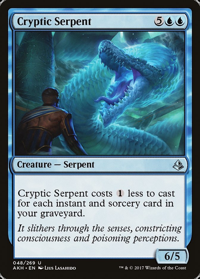 Cryptic Serpent [Amonkhet] | Chromatic Games