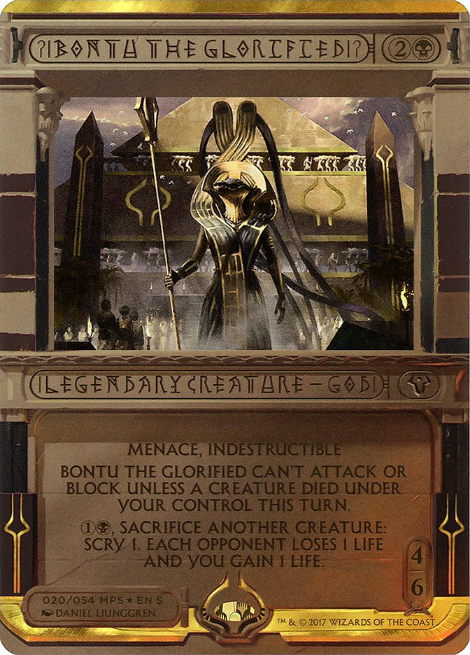 Bontu the Glorified (Invocation) [Amonkhet Invocations] | Chromatic Games