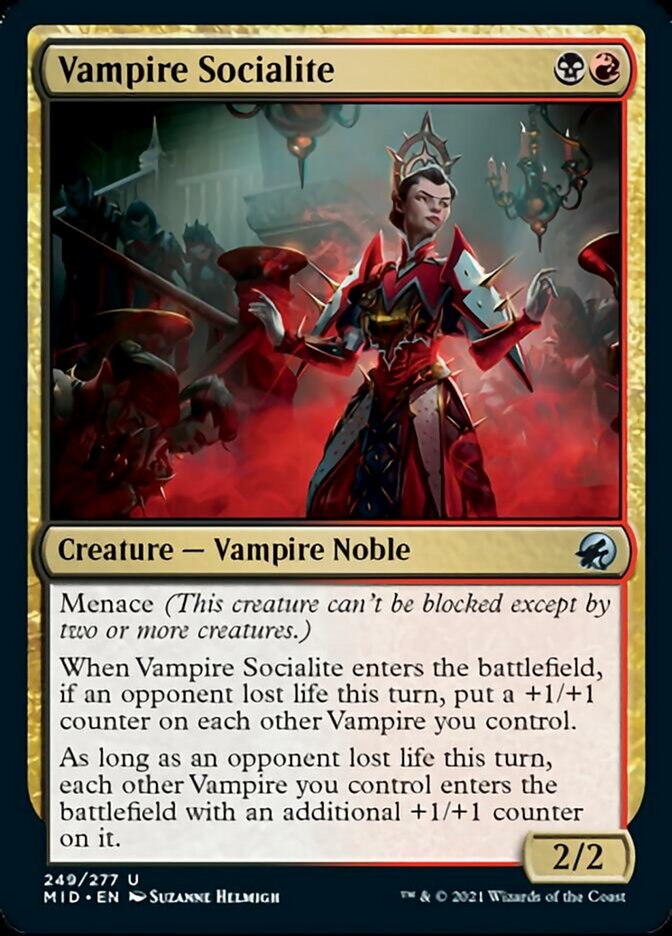 Vampire Socialite [Innistrad: Midnight Hunt] | Chromatic Games